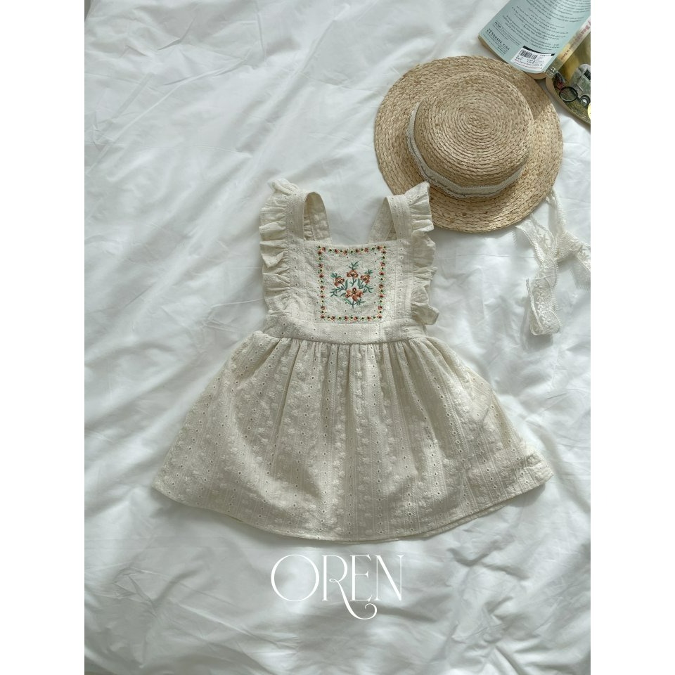 Oren 裙子 오렌 아르보자수점퍼스커트키즈-細節圖10