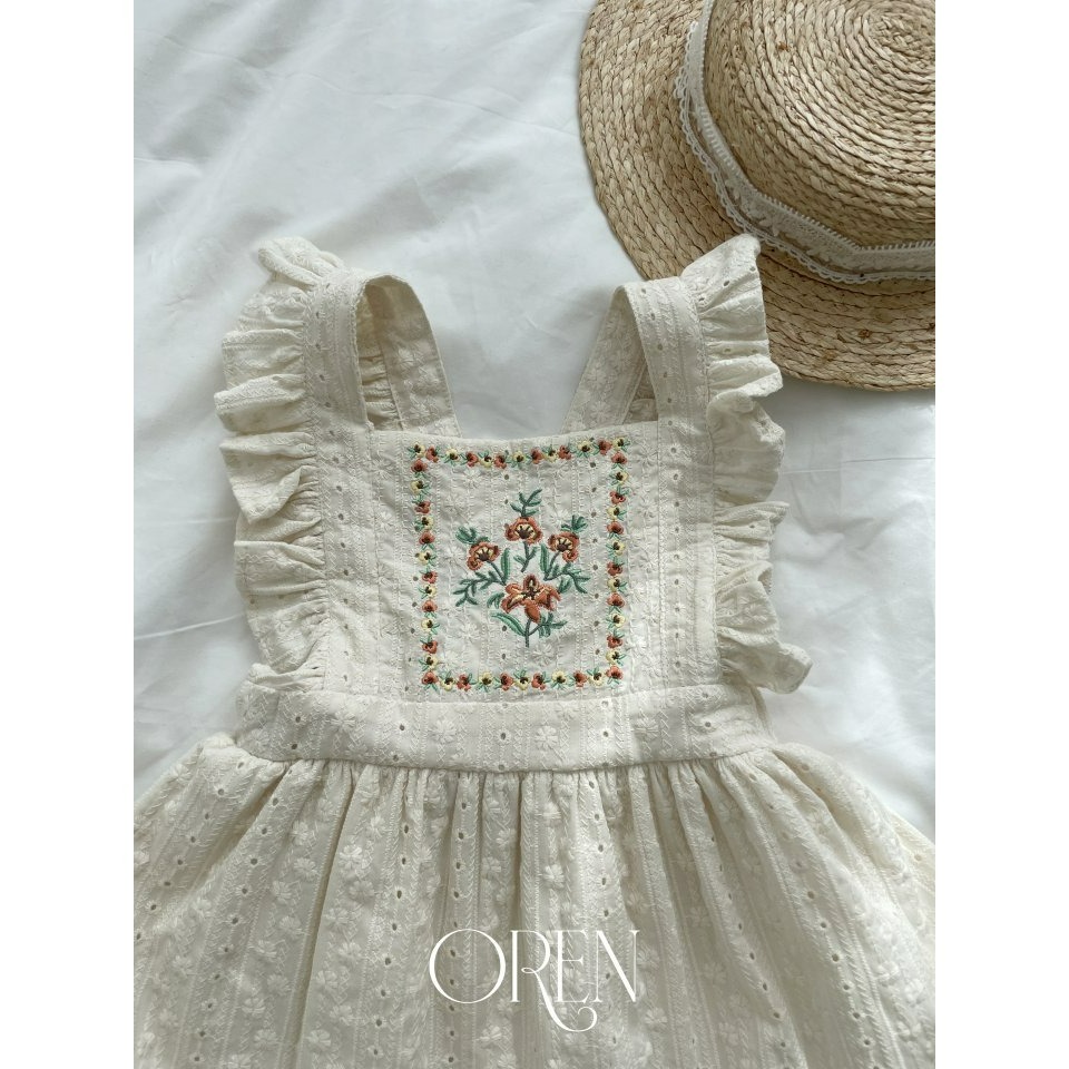 Oren 裙子 오렌 아르보자수점퍼스커트키즈-細節圖11