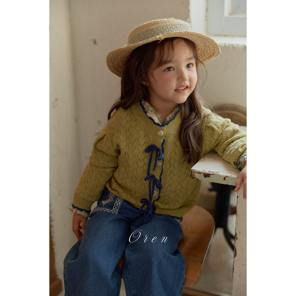 Oren 開襟衫 오렌 아멜리스카시니트가디건키즈-細節圖6