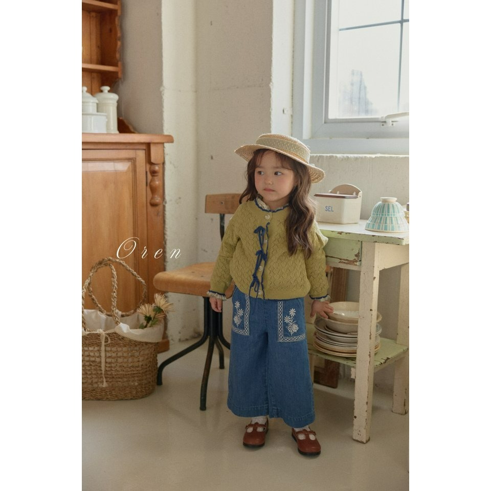 Oren 開襟衫 오렌 아멜리스카시니트가디건키즈-細節圖7