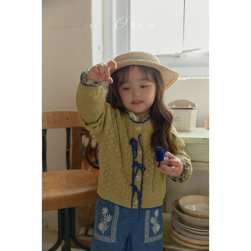 Oren 開襟衫 오렌 아멜리스카시니트가디건키즈-細節圖8