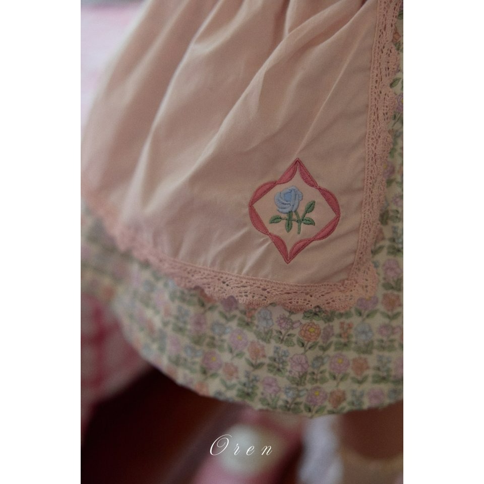 Oren 裙子 오렌 코렛플로럴스커트키즈-細節圖9