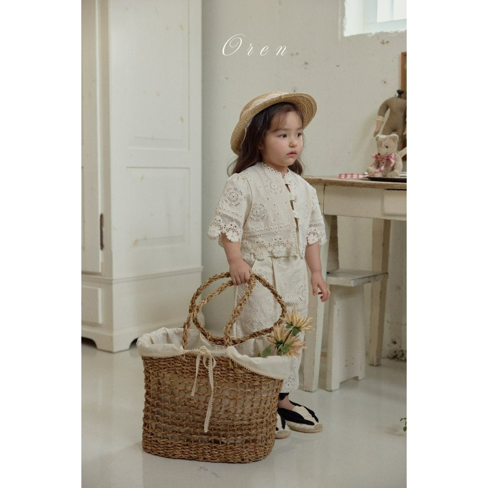 Oren 褲子 오렌 코제트바지키즈-細節圖4