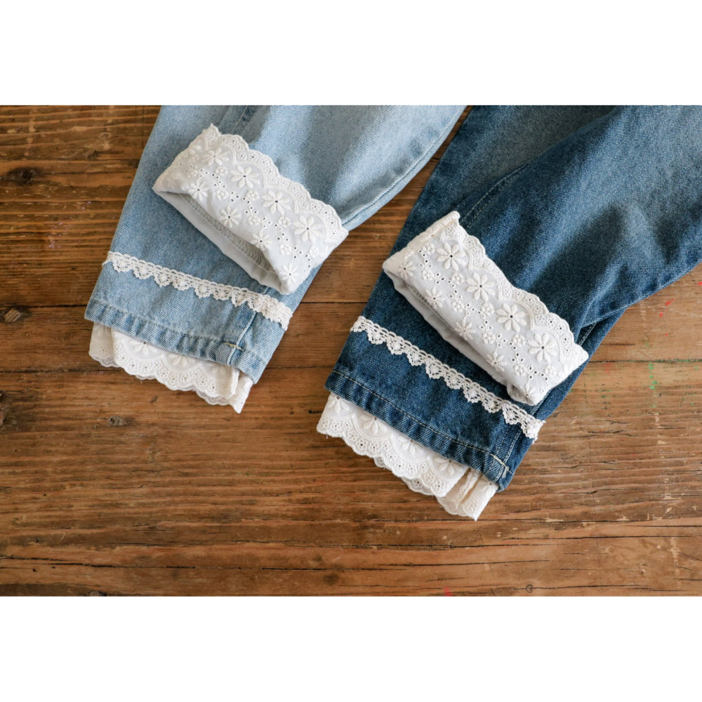 Flo 褲子 플로 루엔데님팬츠-細節圖11