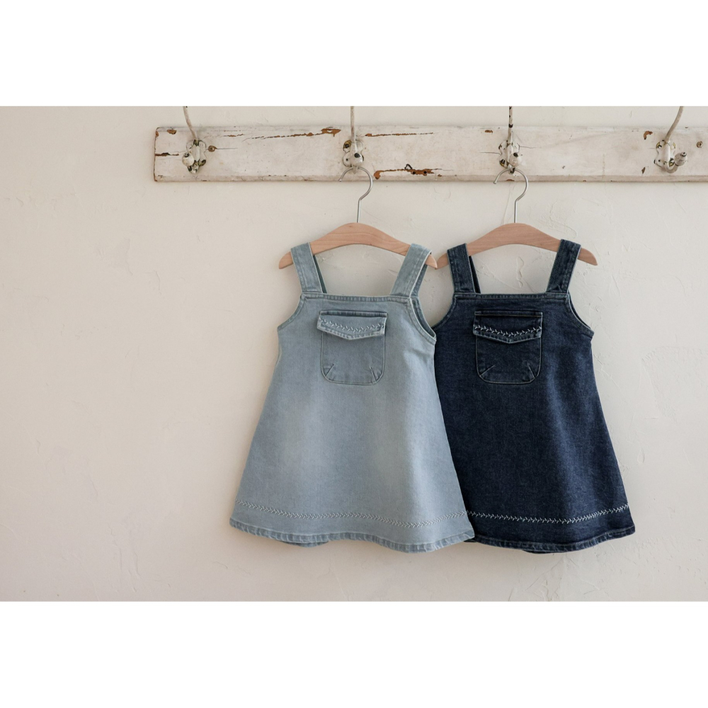 Flo 裙子 플로 에바데님점프스커트-細節圖11