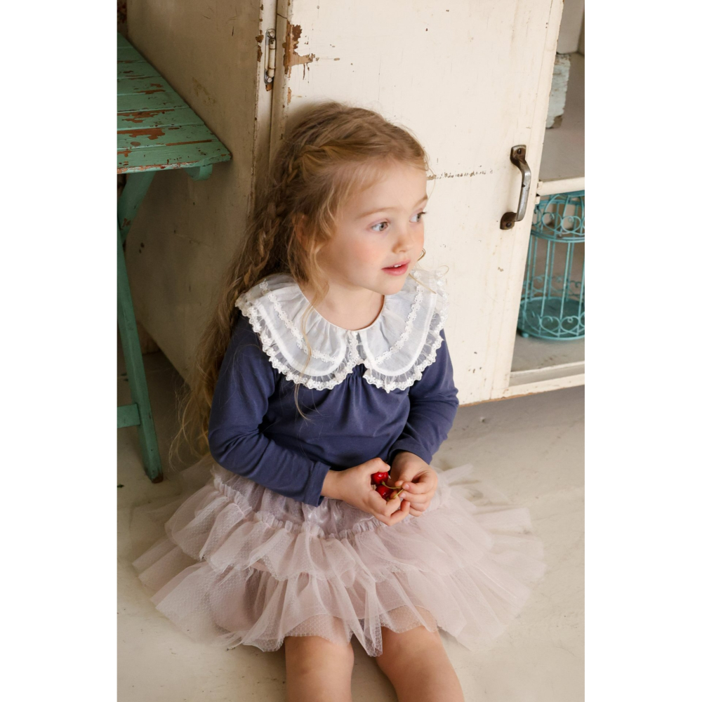 Flo 裙子 플로 세실망사스커트-細節圖9