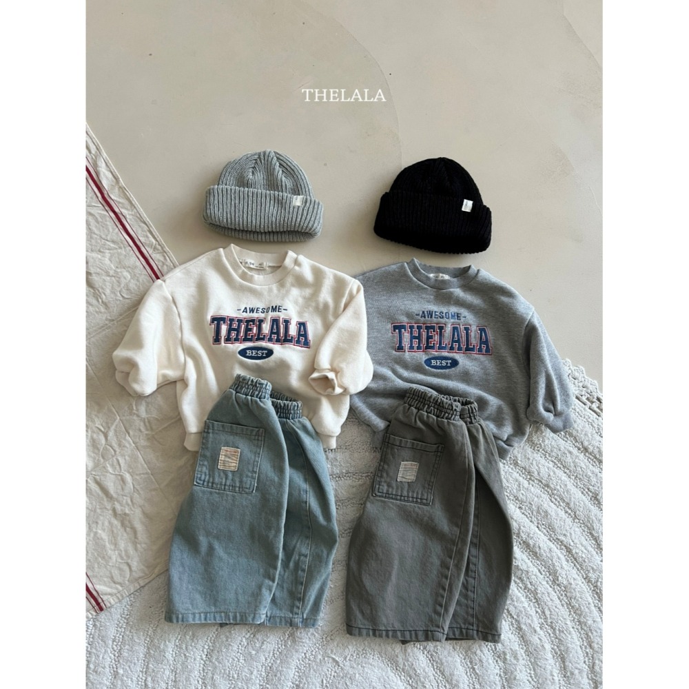 Thelala 褲子 더랄라 커브데님팬츠-細節圖5