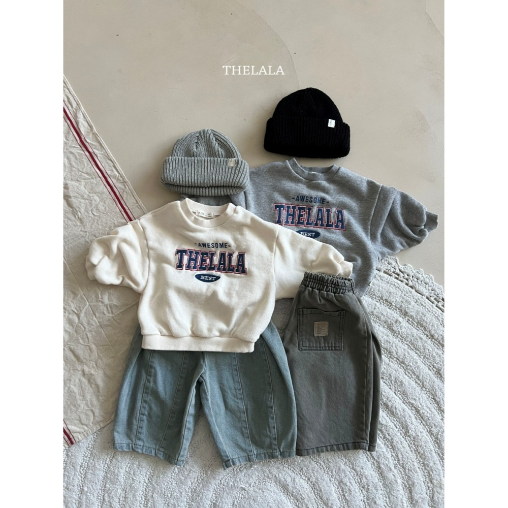 Thelala 褲子 더랄라 커브데님팬츠-細節圖6