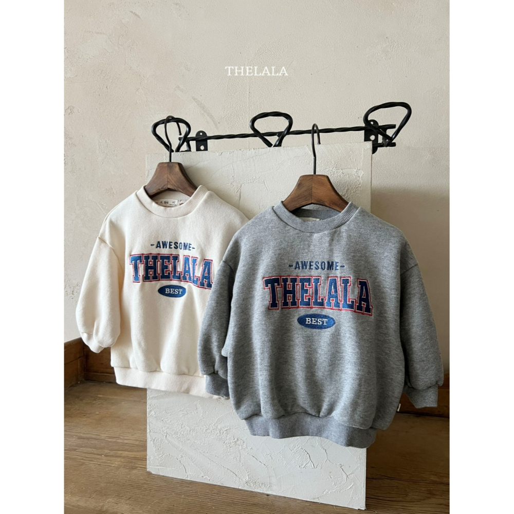 Thelala 上衣 더랄라 어썸맨투맨-細節圖2