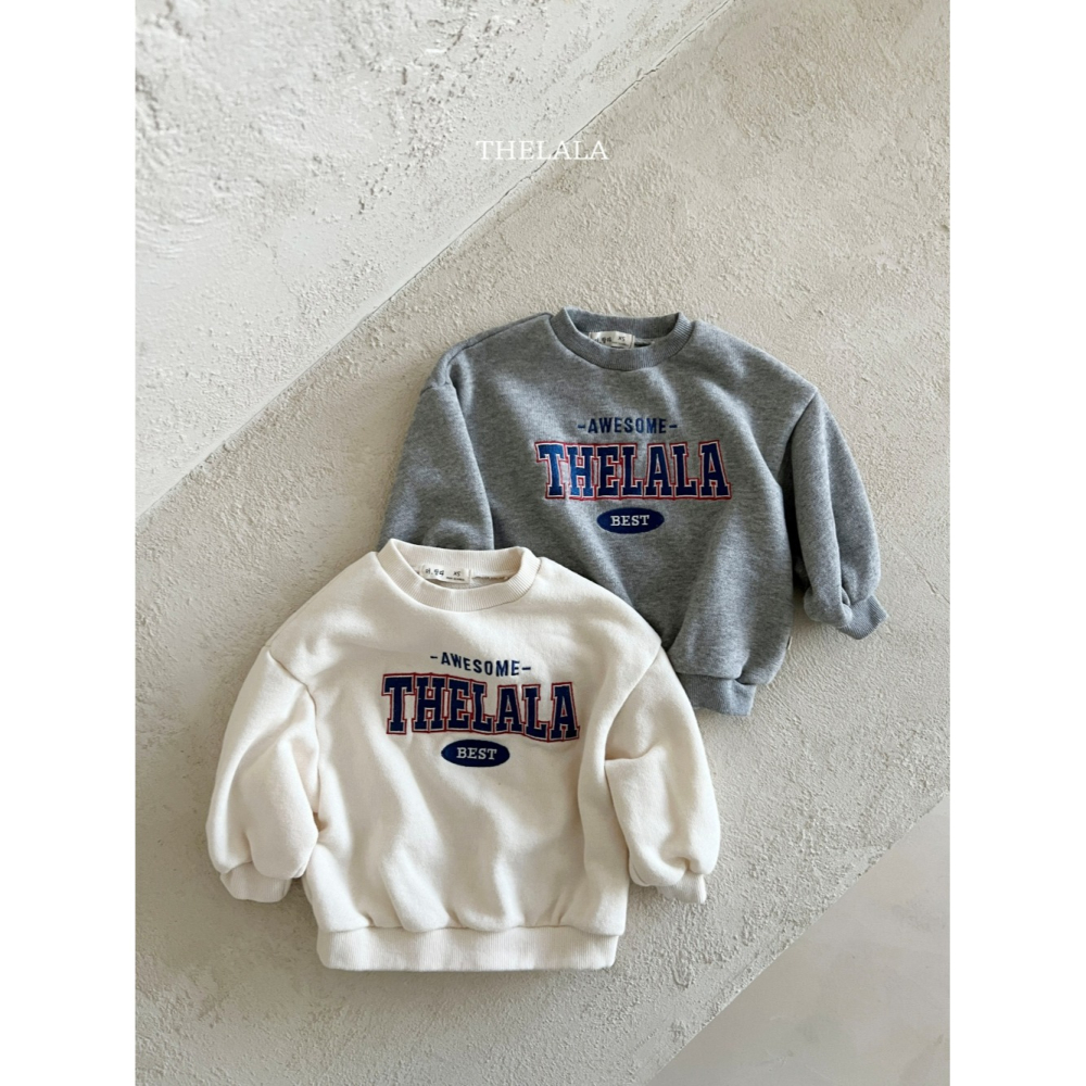 Thelala 上衣 더랄라 어썸맨투맨-細節圖3