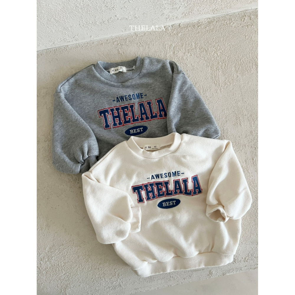 Thelala 上衣 더랄라 어썸맨투맨-細節圖4