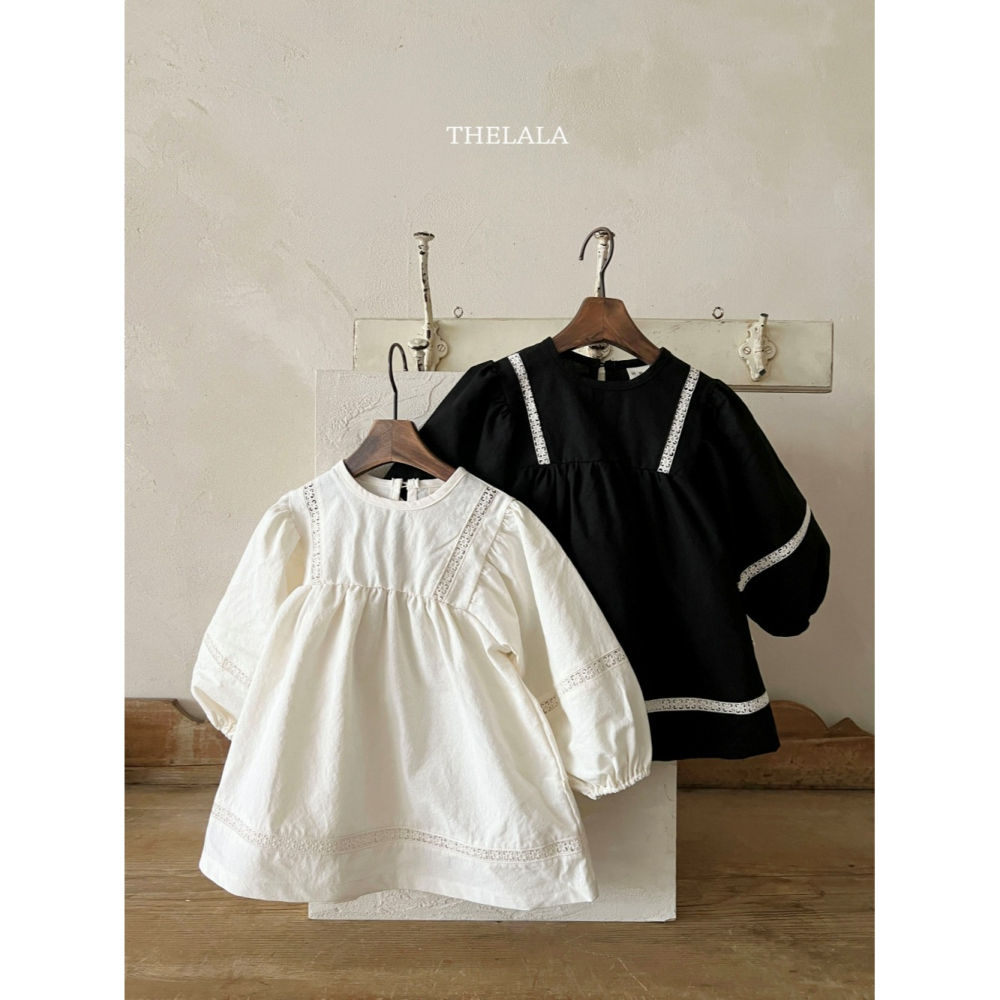 Thelala 洋裝 더랄라 깜장원피스-細節圖2