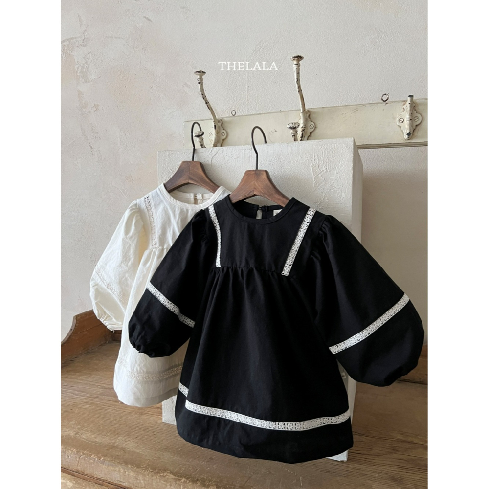 Thelala 洋裝 더랄라 깜장원피스-細節圖3