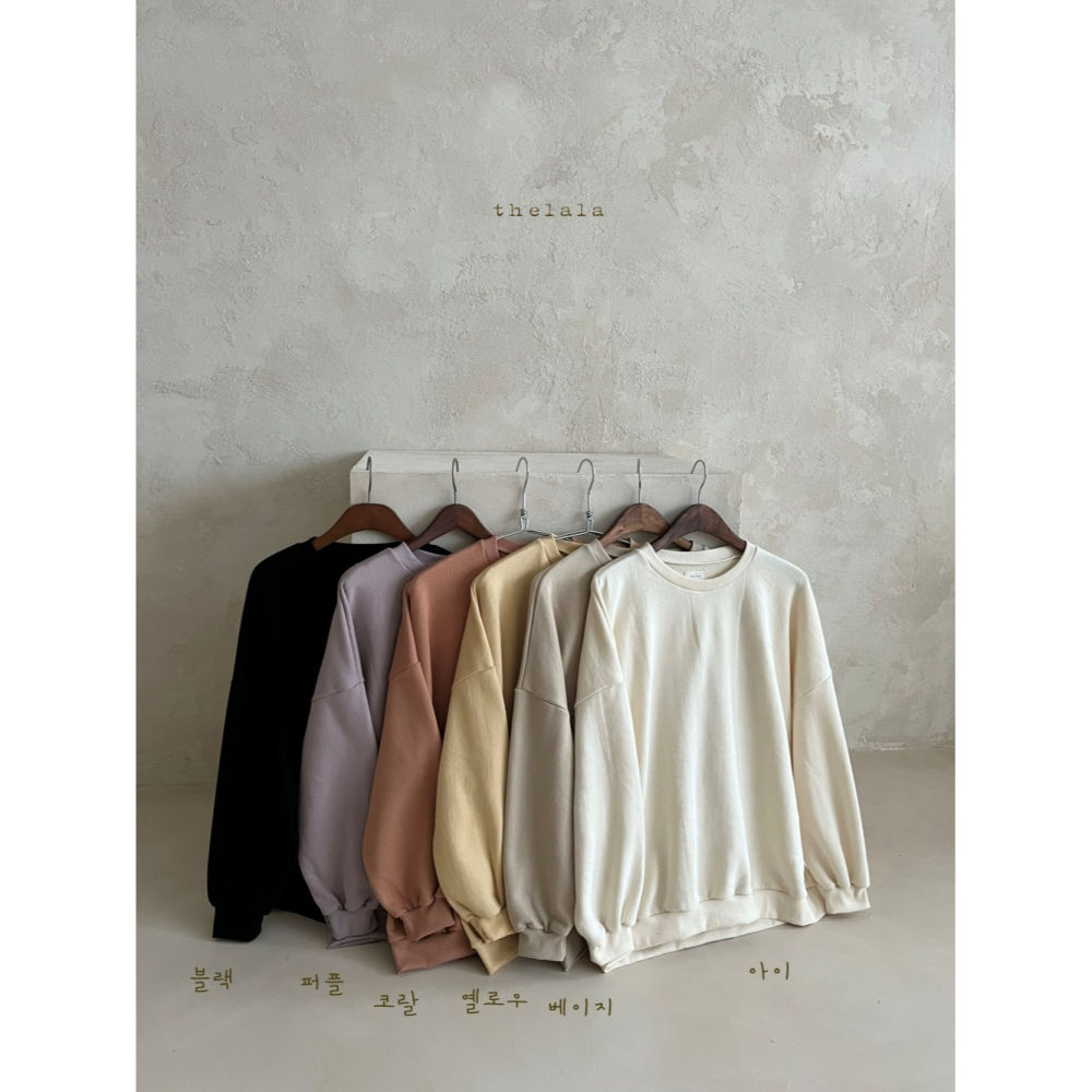 Thelala 上衣 親子裝 더랄라 데이맨투맨(Mom)-細節圖2