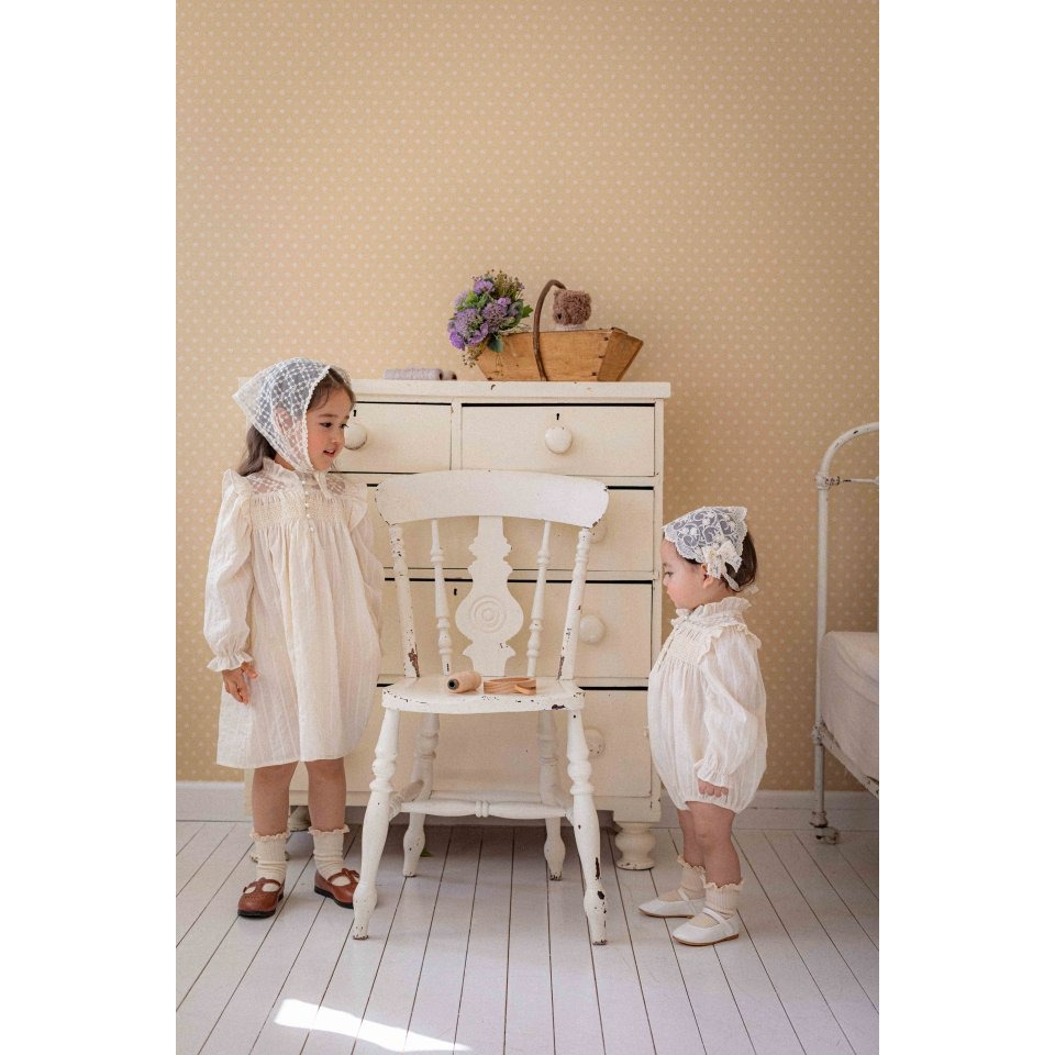 Oren 帽子 오렌 로제뜨진주보넷-細節圖8