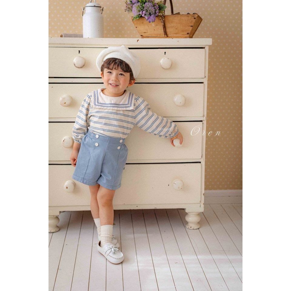 Oren 套裝 上下 오렌 마린ST상하복키즈-細節圖3