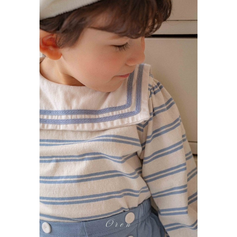 Oren 套裝 上下 오렌 마린ST상하복키즈-細節圖4