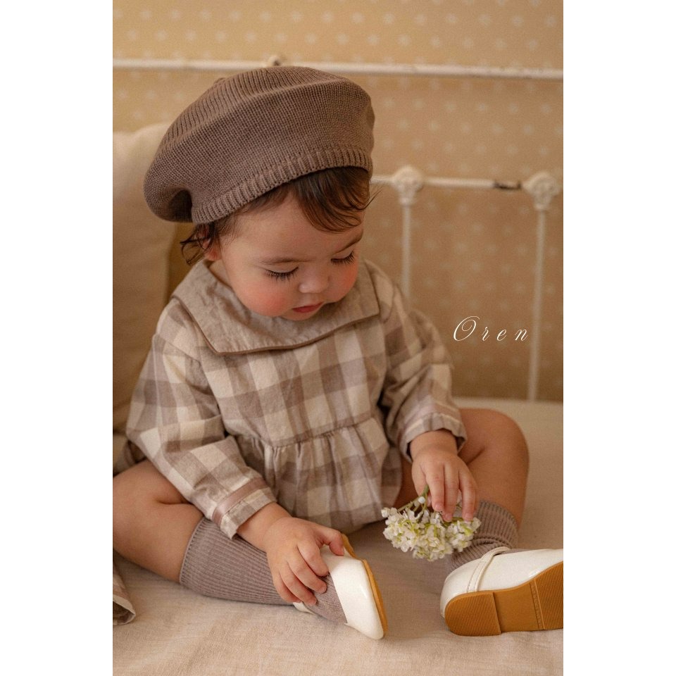 Oren 包屁衣 오렌 봉봉체크슈트-細節圖4