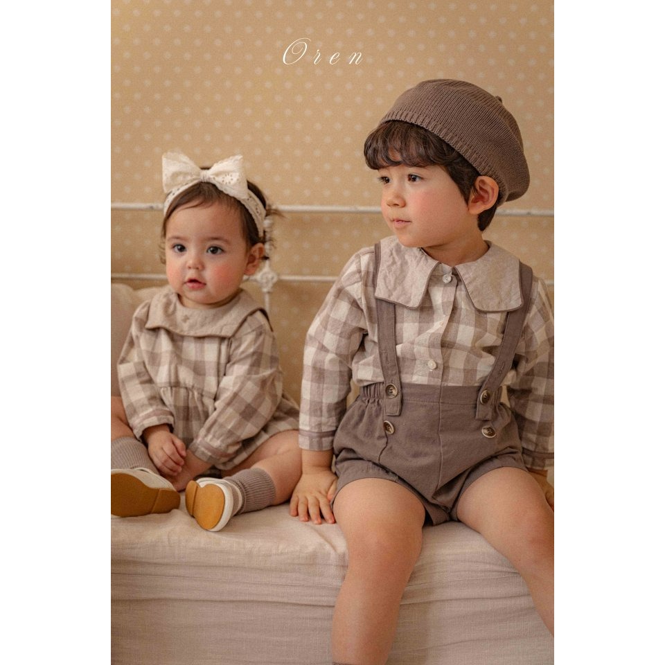 Oren 包屁衣 오렌 봉봉체크슈트-細節圖6