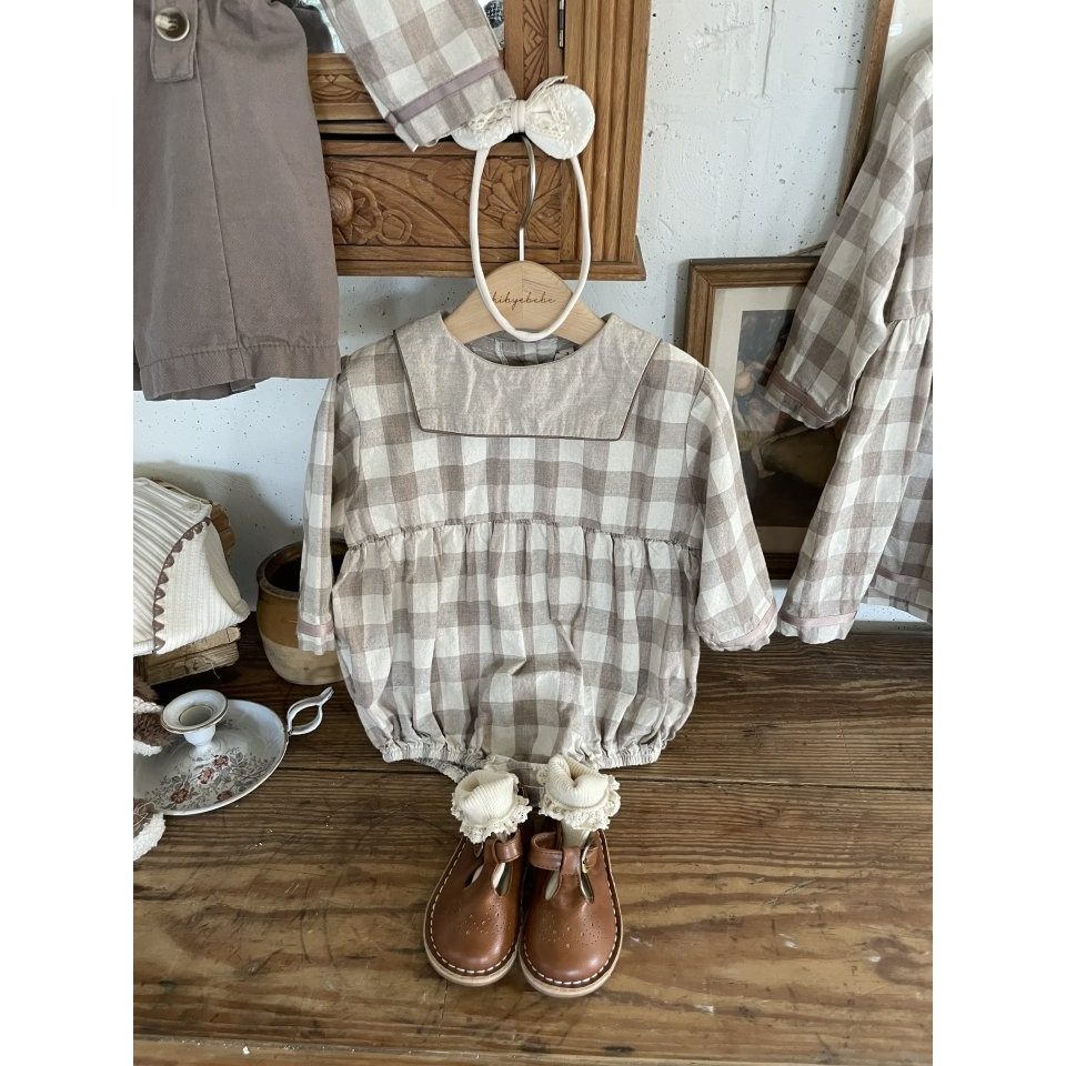 Oren 包屁衣 오렌 봉봉체크슈트-細節圖8