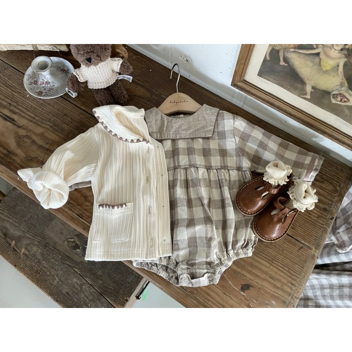 Oren 包屁衣 오렌 봉봉체크슈트-細節圖9