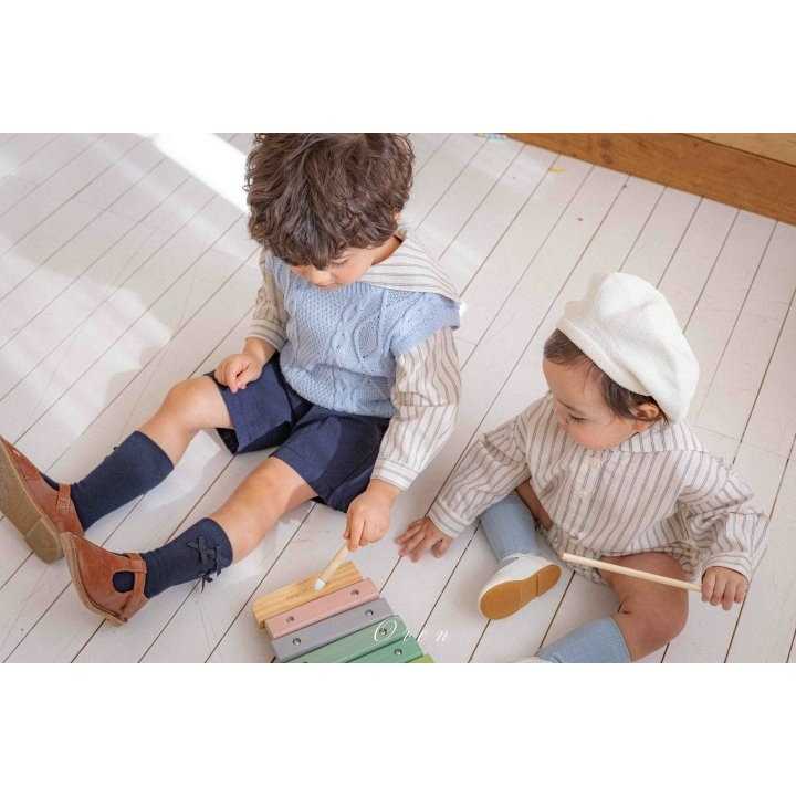 Oren 背心 오렌 셀리앙니트조끼-細節圖3