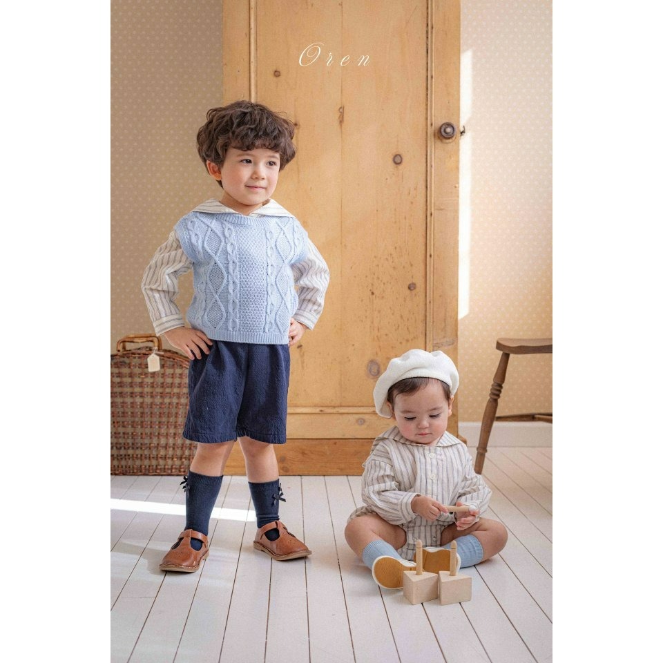 Oren 背心 오렌 셀리앙니트조끼-細節圖4