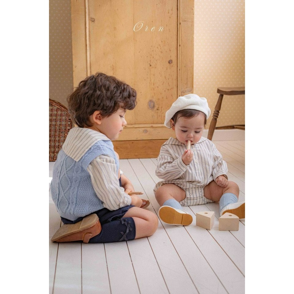 Oren 背心 오렌 셀리앙니트조끼-細節圖7