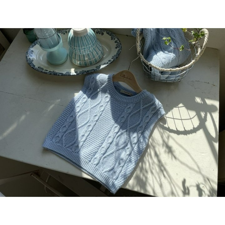 Oren 背心 오렌 셀리앙니트조끼-細節圖10