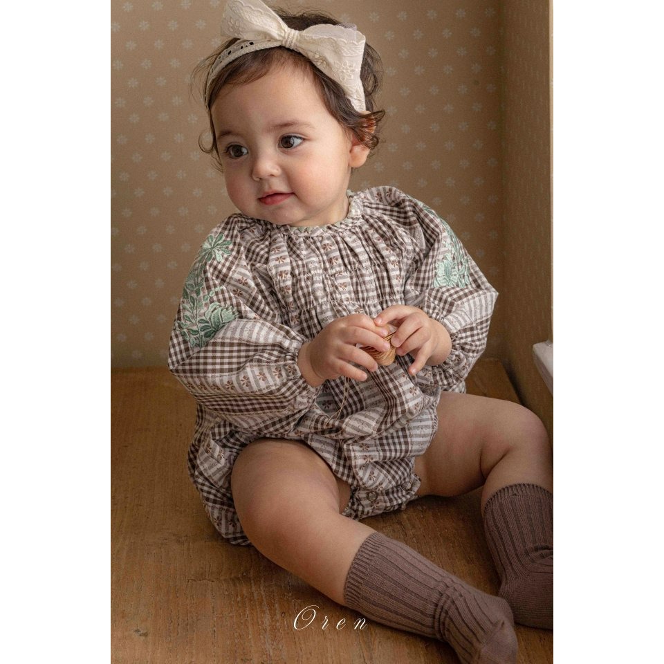 Oren 包屁衣 오렌 씨퓨리체크슈트-細節圖4