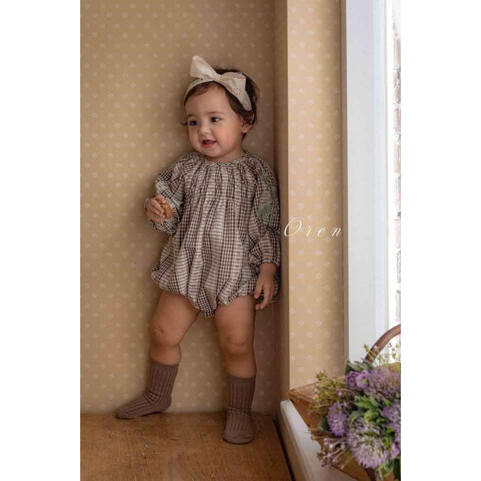 Oren 包屁衣 오렌 씨퓨리체크슈트-細節圖6