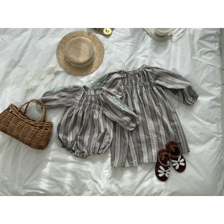 Oren 包屁衣 오렌 씨퓨리체크슈트-細節圖8