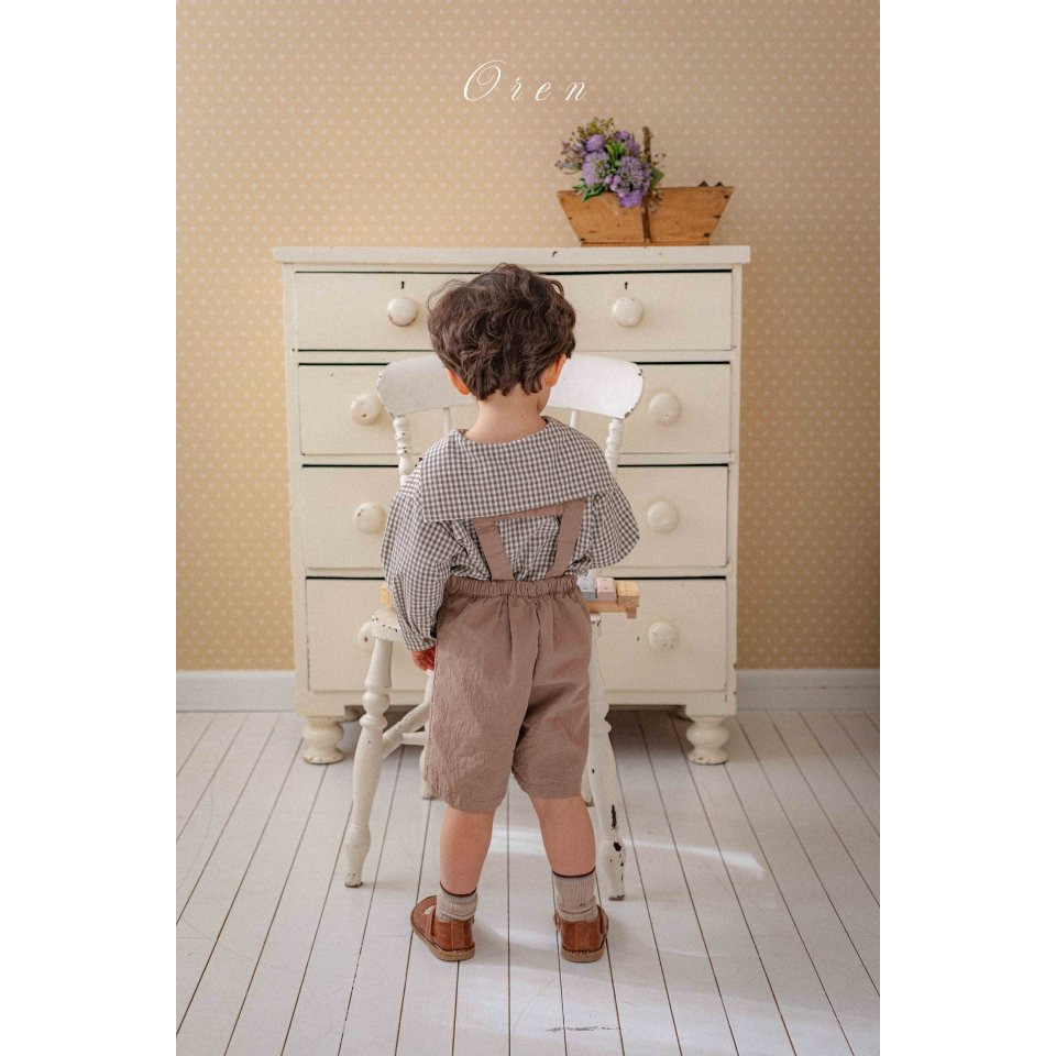 Oren 上衣 오렌 제리세일러셔츠키즈-細節圖5