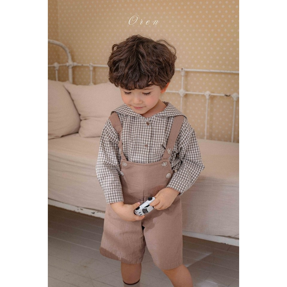 Oren 上衣 오렌 제리세일러셔츠키즈-細節圖7