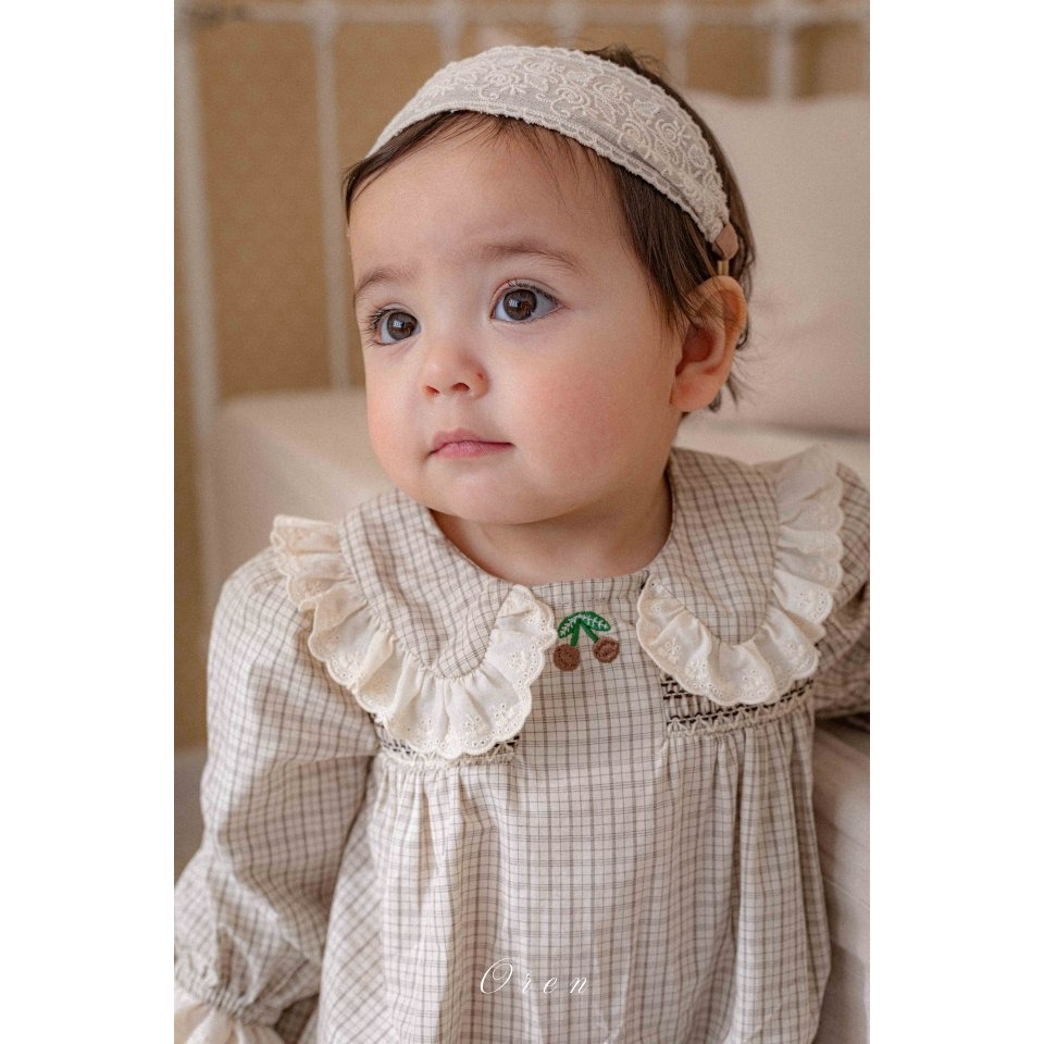 Oren 包屁衣 오렌 체리스모킹슈트-細節圖2