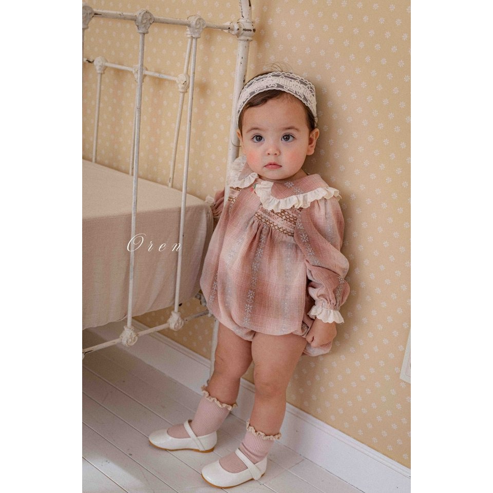 Oren 包屁衣 오렌 체리스모킹슈트-細節圖6