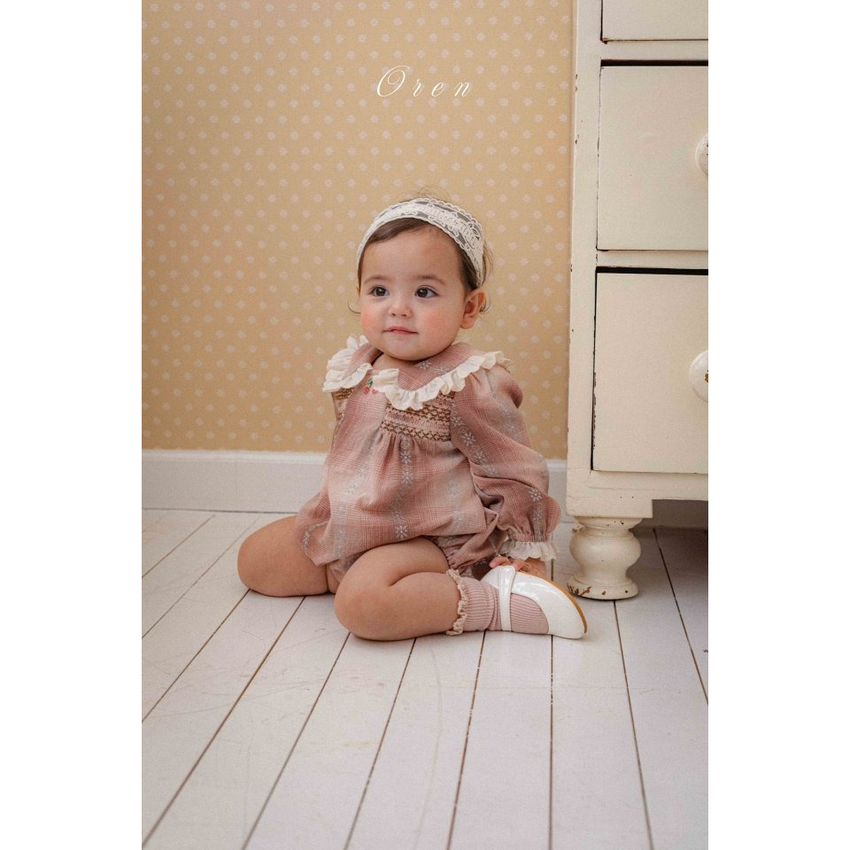 Oren 包屁衣 오렌 체리스모킹슈트-細節圖7