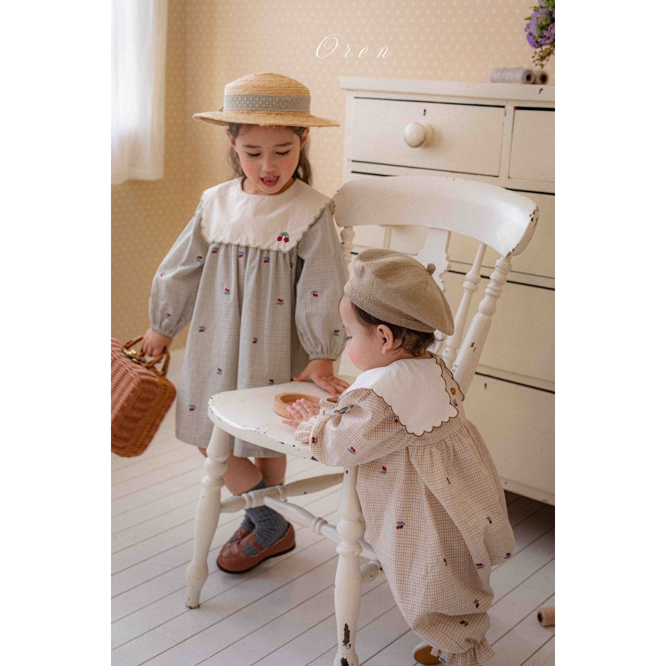 Oren 包屁衣 오렌 체리스칼럽슈트-細節圖4