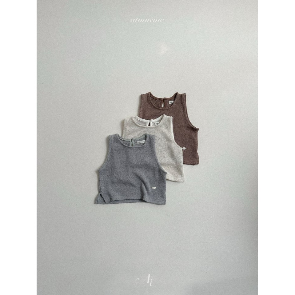 Atomeme 背心 아토메메 미니니트베스트-細節圖3