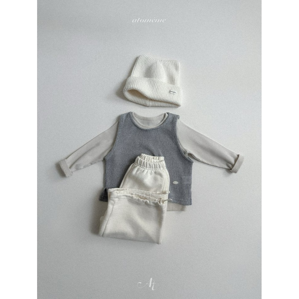 Atomeme 背心 아토메메 미니니트베스트-細節圖11