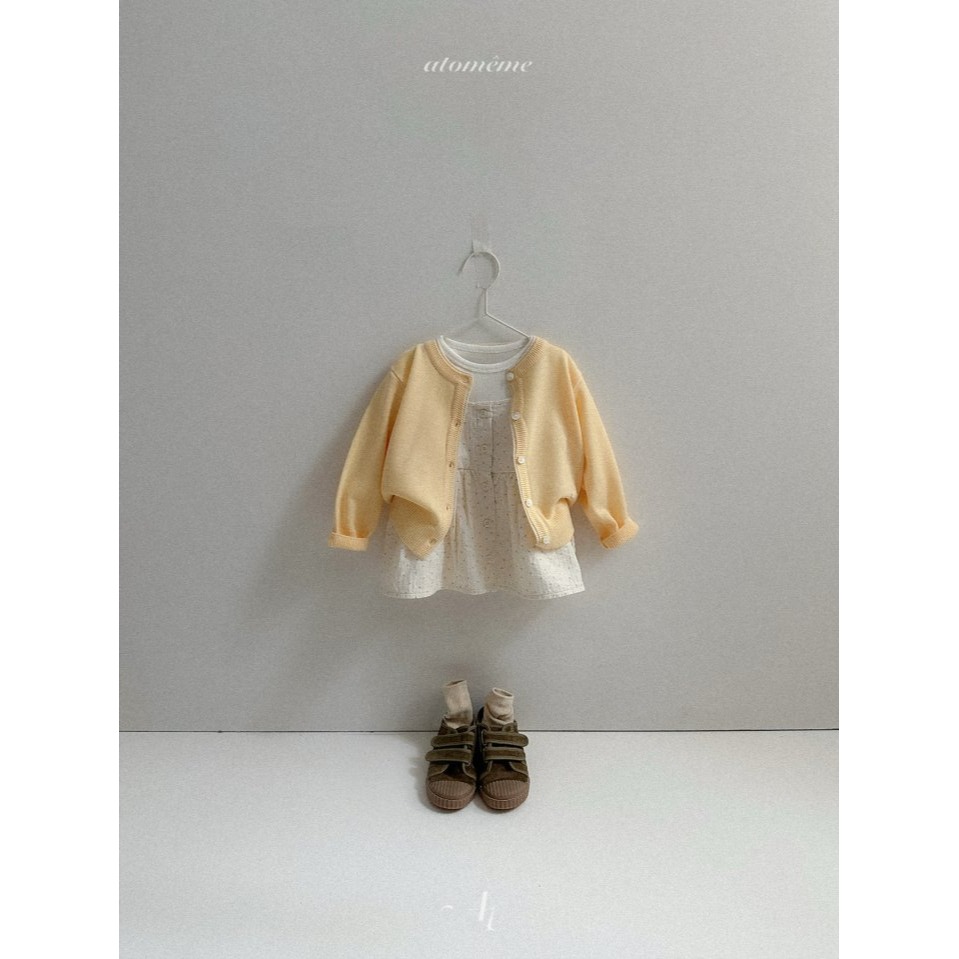 Atomeme 開襟衫 아토메메 배색니트가디건-細節圖6