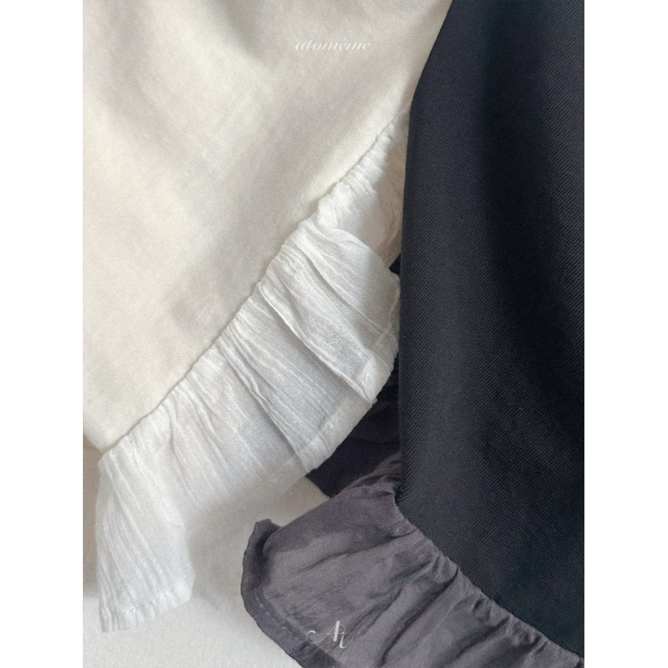 Atomeme 上衣 아토메메 세이프릴티셔츠-細節圖4