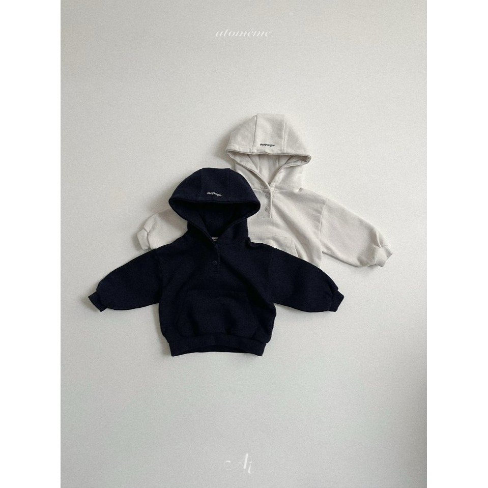 Atomeme 上衣 아토메메 스프링후드맨투맨-細節圖3