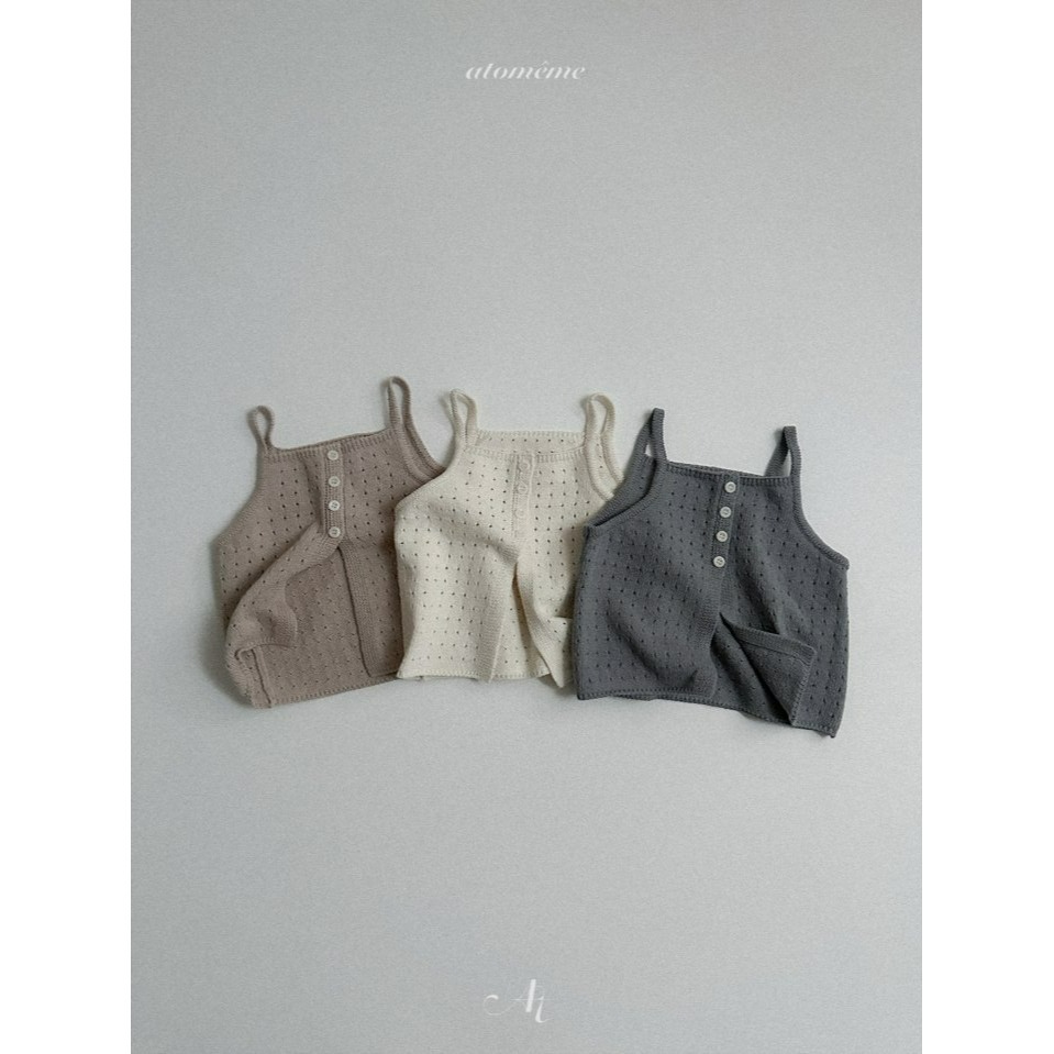 Atomeme 背心 아토메메 애니니트조끼-細節圖2
