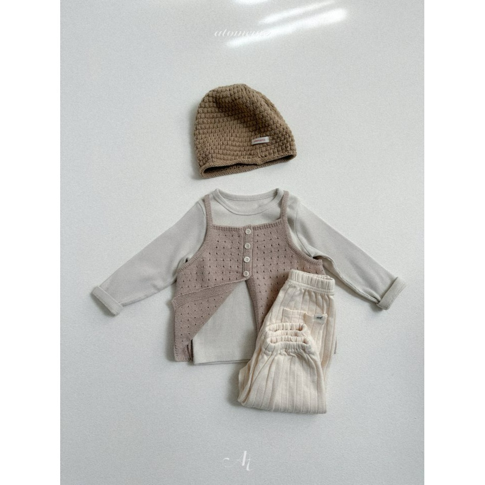 Atomeme 背心 아토메메 애니니트조끼-細節圖4