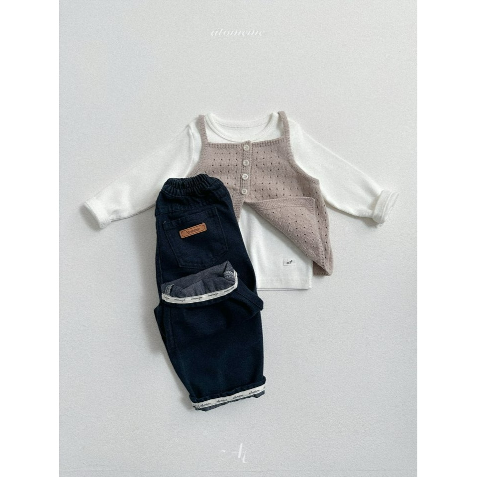 Atomeme 背心 아토메메 애니니트조끼-細節圖7