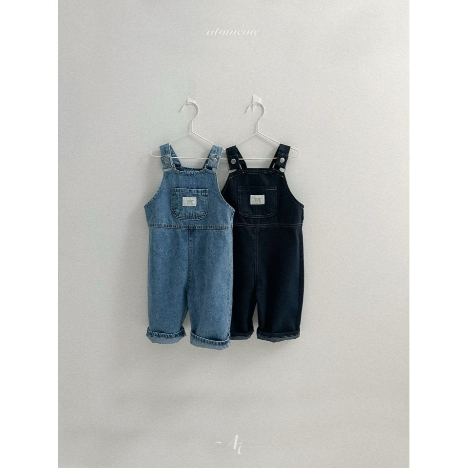 Atomeme 吊帶褲 아토메메 오르카데님오버롤-細節圖3