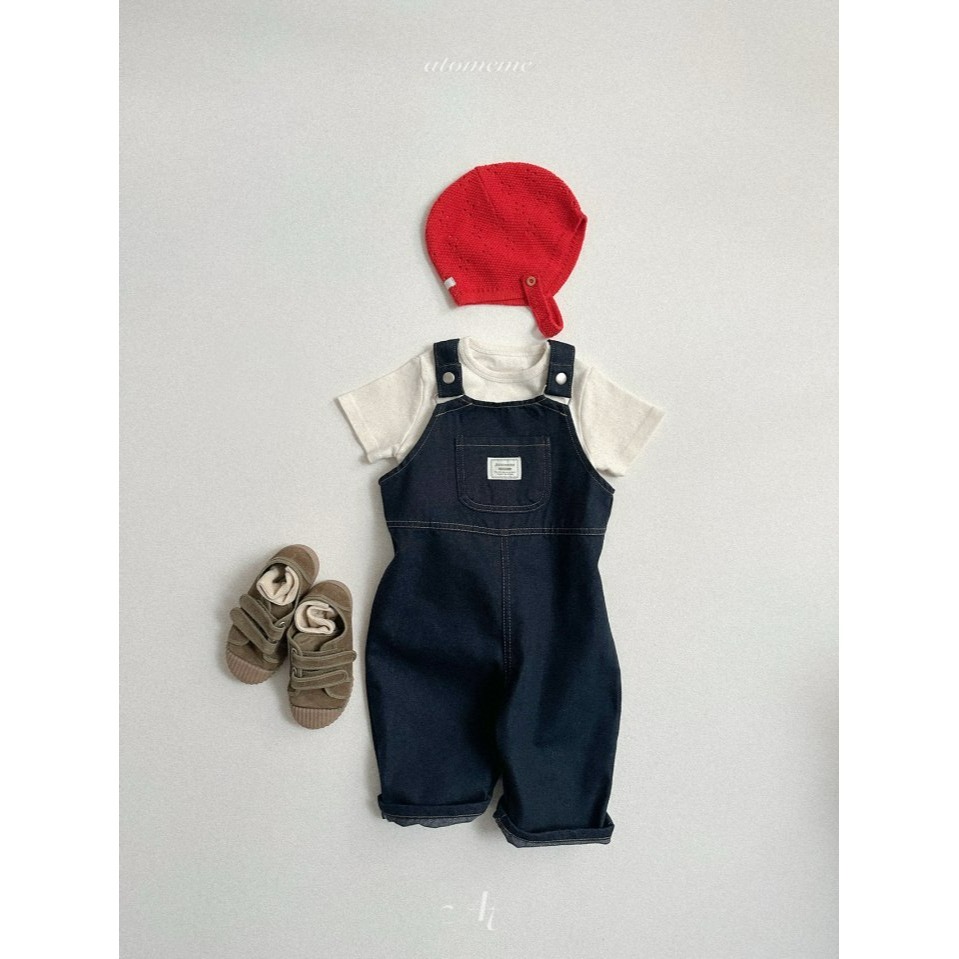 Atomeme 吊帶褲 아토메메 오르카데님오버롤-細節圖10