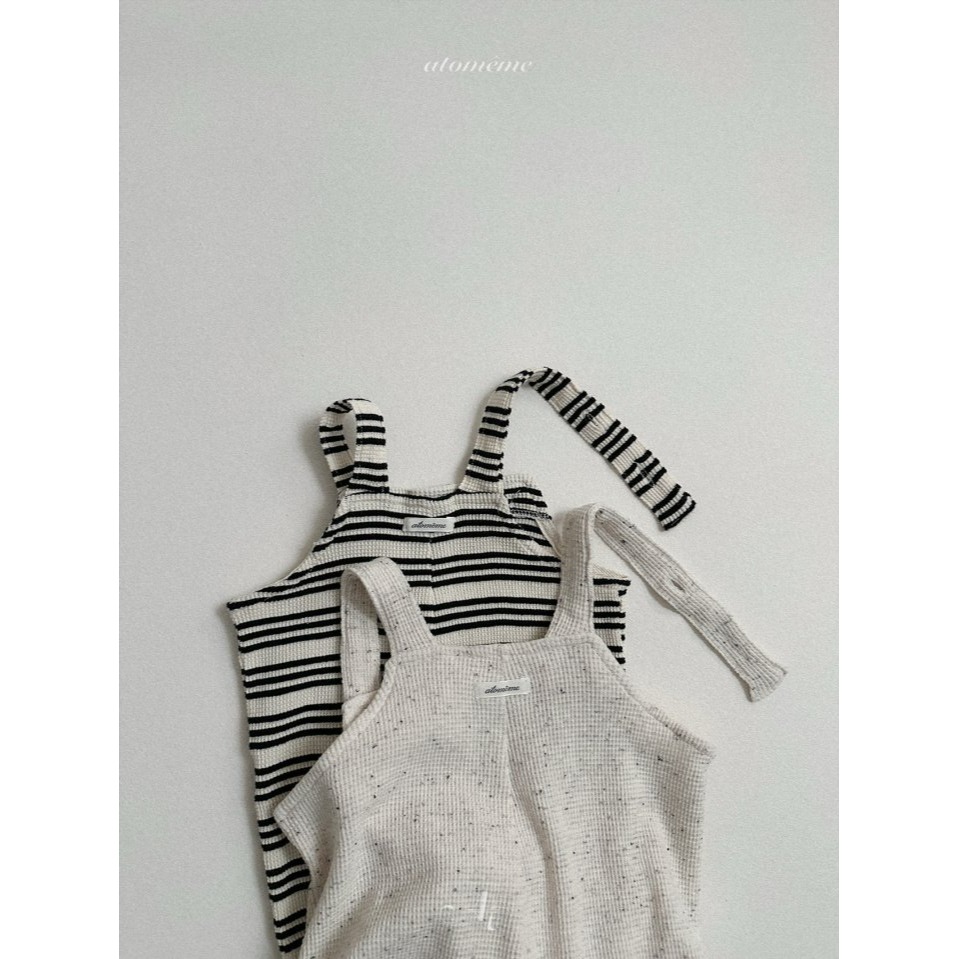 Atomeme 吊帶褲 아토메메 크로플오버롤-細節圖3