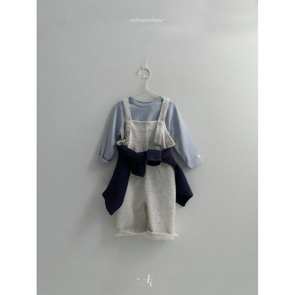 Atomeme 吊帶褲 아토메메 크로플오버롤-細節圖9